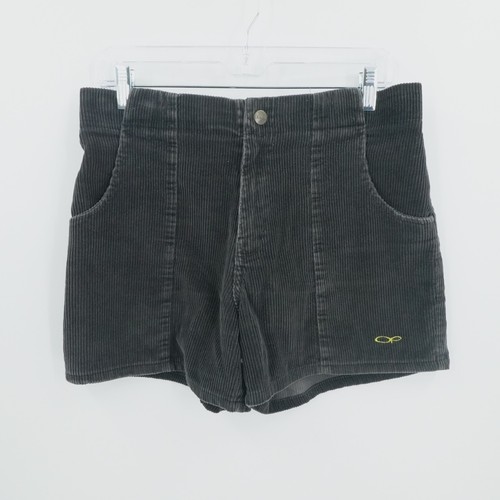 Vintage Ocean Pacific Corduroy Shorts Mens 34 Gray 90s Surfer Beach Embroidered
