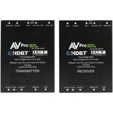 AVPro Edge Ultra-Slim 4K 4:4:4 HDMI 2.0 over HDBaseT Extender Kit 131' 