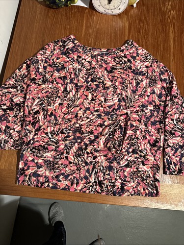 Nic+Zoe Women’s Top L-XL Multicolored Long Slv Rayon/Spandex Soft Pullover - Picture 11 of 11