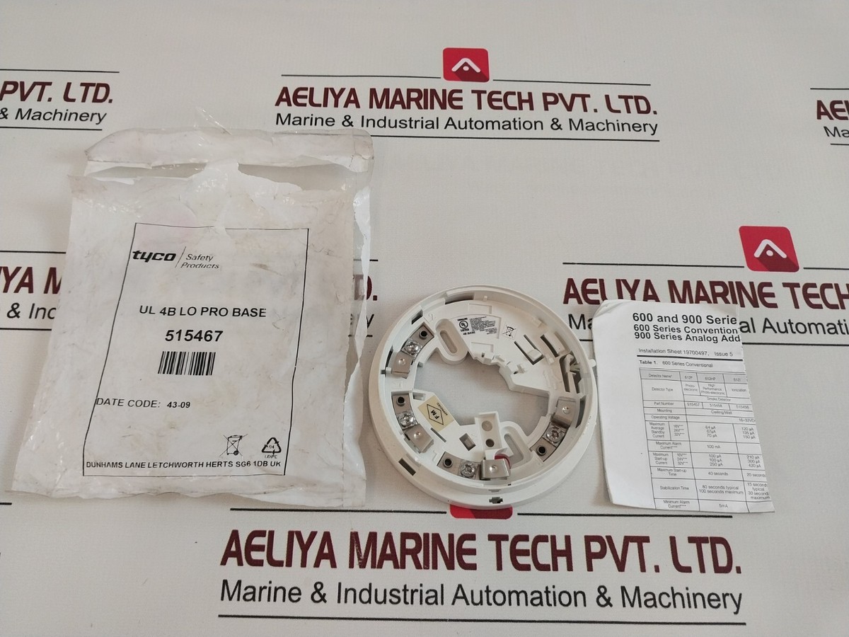 Simplex 515467 fire alarm equipment detector base | eBay