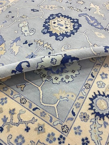 Wollteppiche für Wohnzimmer 8x10 Blau/Grau Vorleger/Schlafzimmerteppich/Jeder Zimmerteppich.