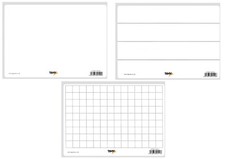 A4 Dry Wipe  Mini Office Whiteboard Notice Memo White Board