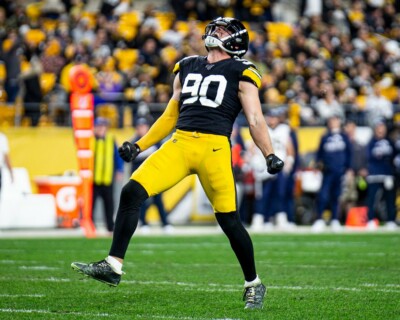 TJ WATT 8X10 PHOTO PITTSBURGH STEELERS PICTURE NFL FOOTBALL