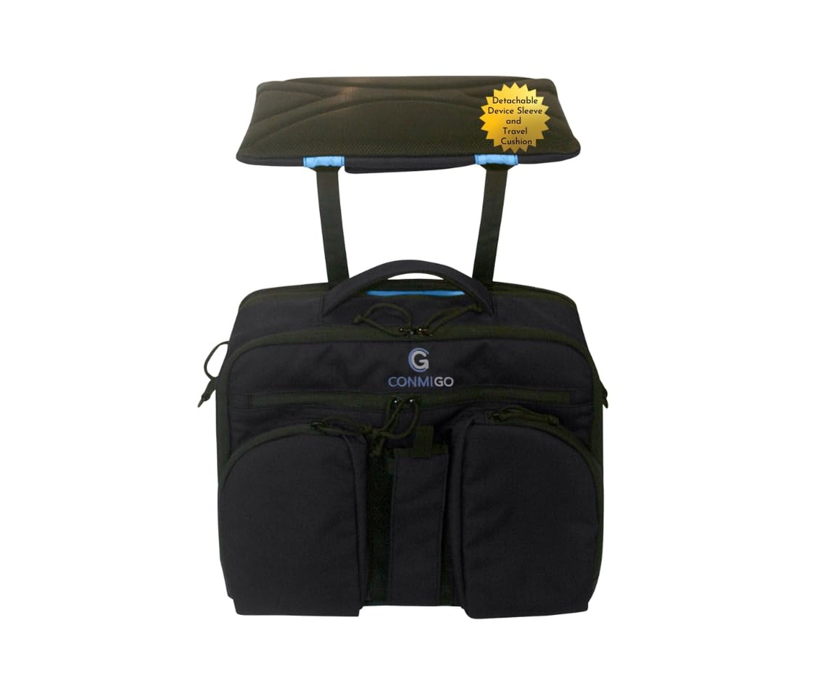 CONMIGO 'ULTI' Convertible Carry On Travel Bag w/Detachable 3-in-1 Seat Cushi...