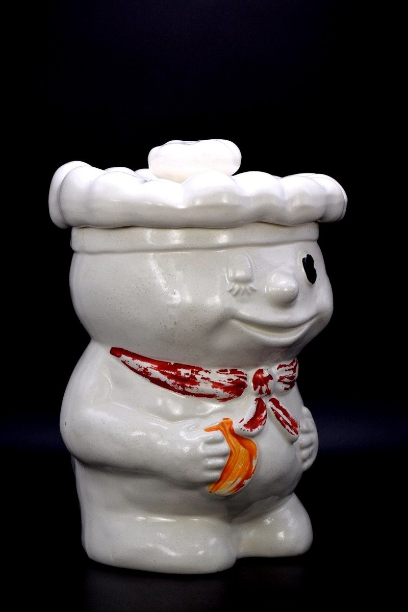 Pillsbury Dough Boy Poppin Fresh Winking Bobby Baker Rare White