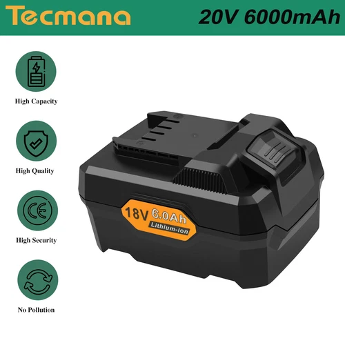 Pour Parkside PAP 20 B1 PAP 20 B3 PAPS 204 A1 PAPS 208 A1 Batterie Li-ion 6000mAh 20V