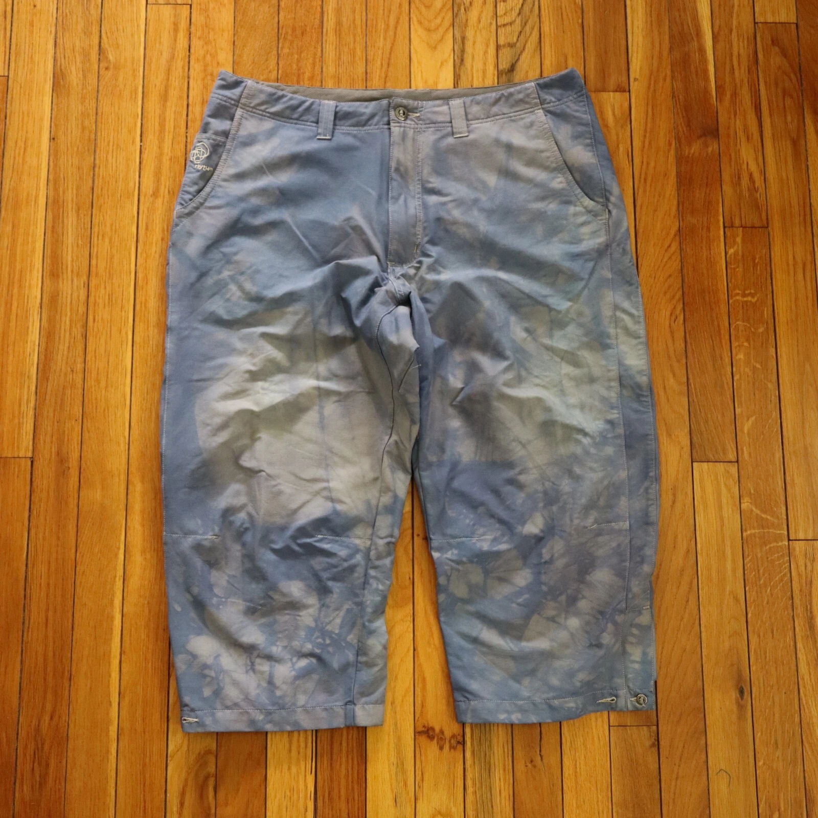 Vtg Patagonia Rhythm Tie Dye Long Shorts Mens Sz 38 36 Bermuda Cropped Pants Y2K