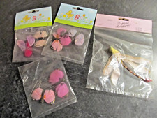 4 Vintage Packs Craft Butterflies Dragonfly Floral Accents Wire Butterflies