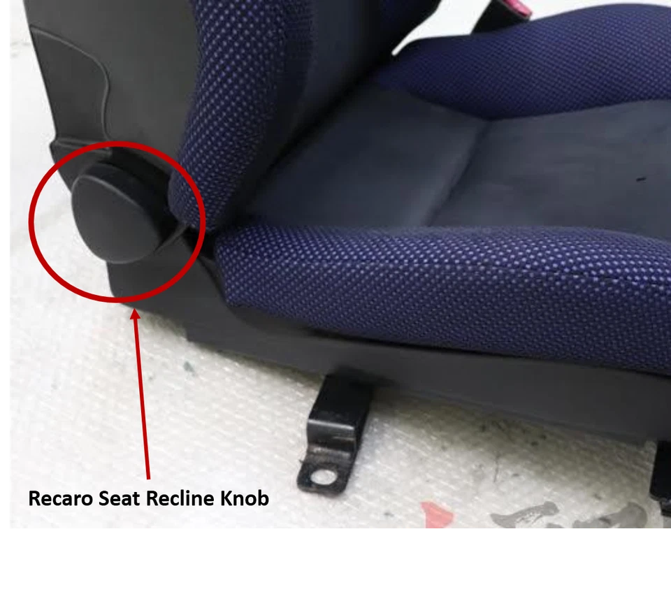 Original Adjuster Recline Knob Recaro Evo 4, 5, 6, 6.5 & Evo 7, 8, 9 - Image 2 of 4