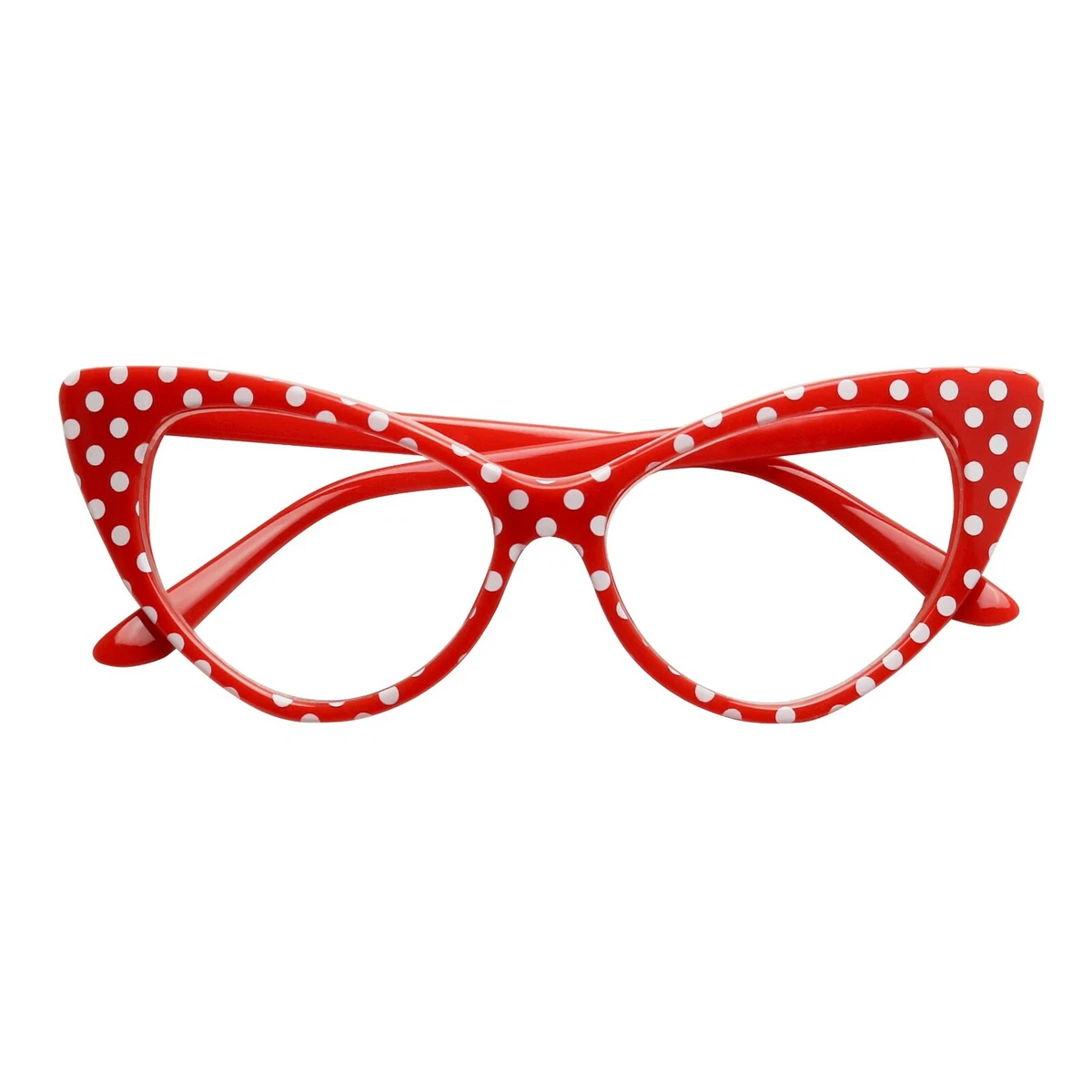 Red cat eye glasses costume hotsell