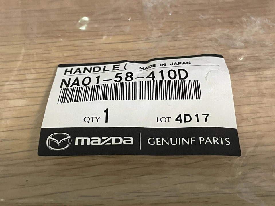 Mazda Genuine Miata MX-5 Roadster 90-97 Chrome Outer Door Handle Left Right OEM Foto 4 de 4