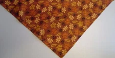 Dog Bandana/Scarf Tie On, Autumn, Leaves, Acorns, XS, S, M, L