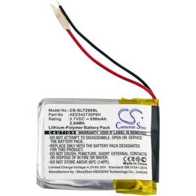 Cameron Sino 550mAh Battery for Golf Buddy CT2,DSC-CT2-100, P/N: AEE542730P6H