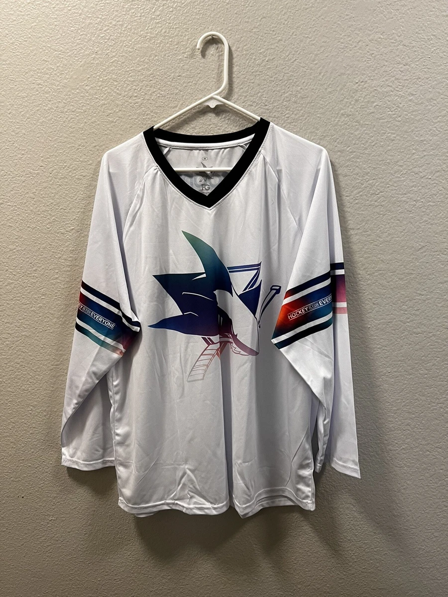 san jose sharks white jersey