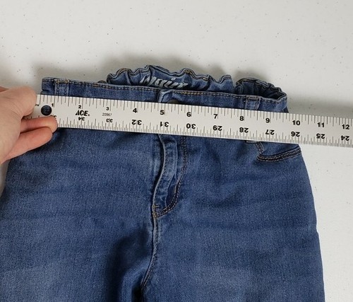 Crazy 8 Jeggings Denim Medium Wash Elastic Waist Girls Size 14 - Picture 8 of 10
