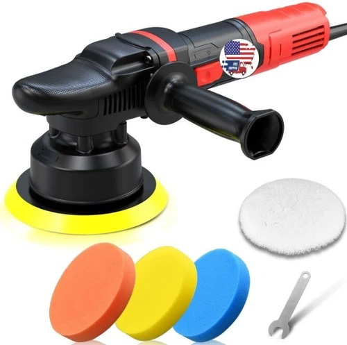 Car Buffer Polisher, 6inch Dual Action Polisher, 6 Variable Speed 1000-4500rpm