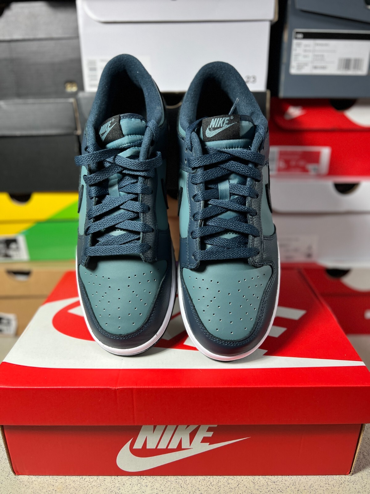 SAOLA Nike Dunk Low Retro PRM Mineral Slate Armory Navy DR9705 300