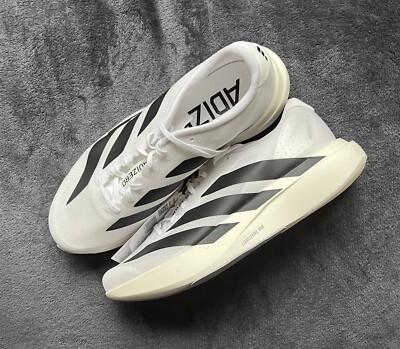 Adidas Adizero EVO SL White Black JH6206 - Gr. 45 1/3 - Laufschuh -Neu -