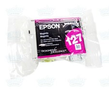 Genuine Epson 127 Magenta Ink Cartridge NX625 WF7010 WF7510 WF7520 WF3520 WF3540