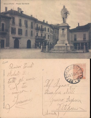 Gallarate, Piazza Garibaldi, 20er Jahre - Lombardei (VA) - FP/VG 45667