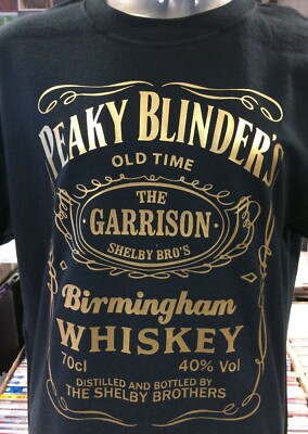 PEAKY BLINDERS - LATE 1800s BIRMINGHAM STREET GANGS -  100% COTTON  T-SHIRT