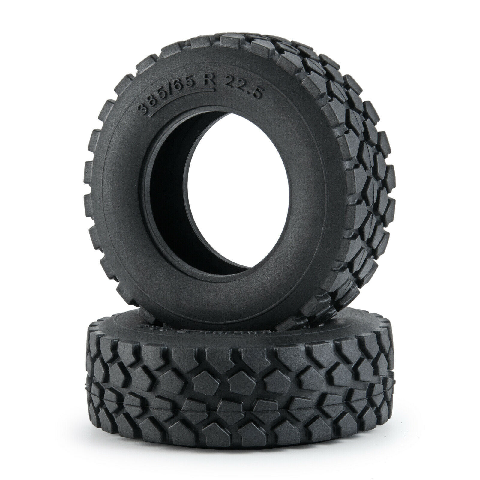2/4 Pcs Rubber Tires for Tamiya 1/14 RC Tractor Truck Replacement