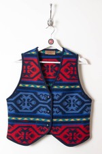 Knockabouts By Pendleton Wool Vest Small Vintage Retro 80s