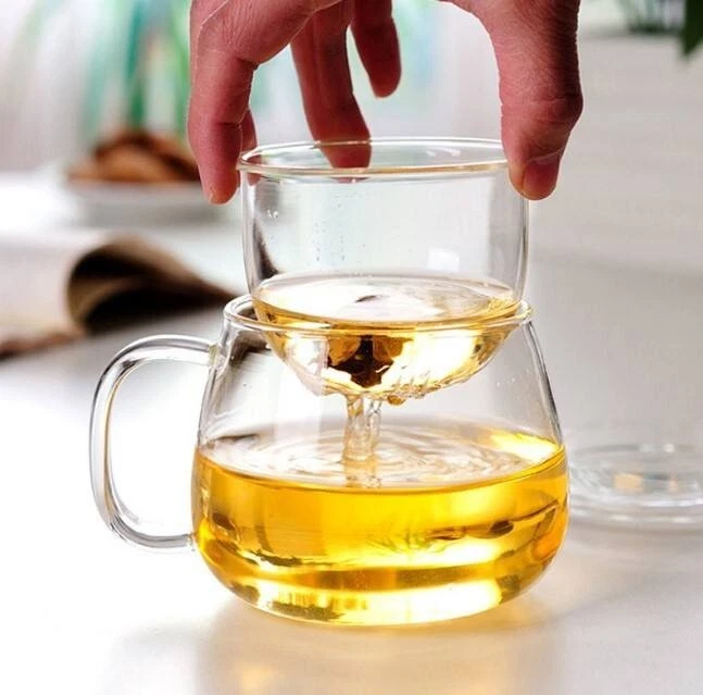 Clear Glass Tea Cup with Infuser and Lid, Borosilicate Large Tea Cup(Bulk 3 Sets
Opens in a new wind