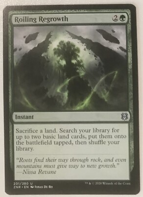ROILING REGROWTH Zendikar Rising MTG Magic NM