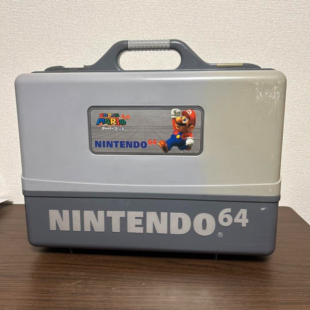 Nintendo 64 Storage Carrying Case N64 Super Mario Travel