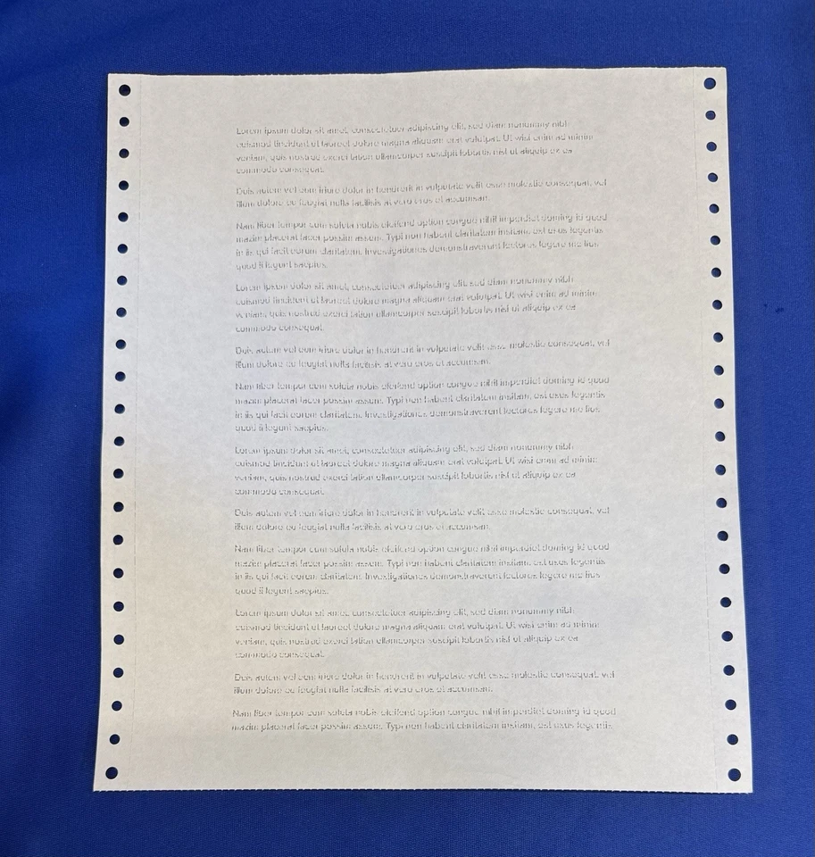 24-контактный матричный принтер Epson LQ-590 Impact Dot — печатный тест — прочтите описание - Изображение 3 из 4