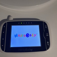 HelloBaby HB65 White Wireless LCD 2-Way Talk Video Baby Monitor Unit Only