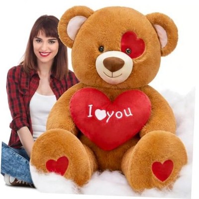 47 inch Big Teddy Bear Love You Stuffed Animal Giant Bear Bear With Heart