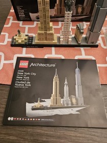 LEGO Architecture New York City Skyline 21028 100% Complete W Box & Instructions