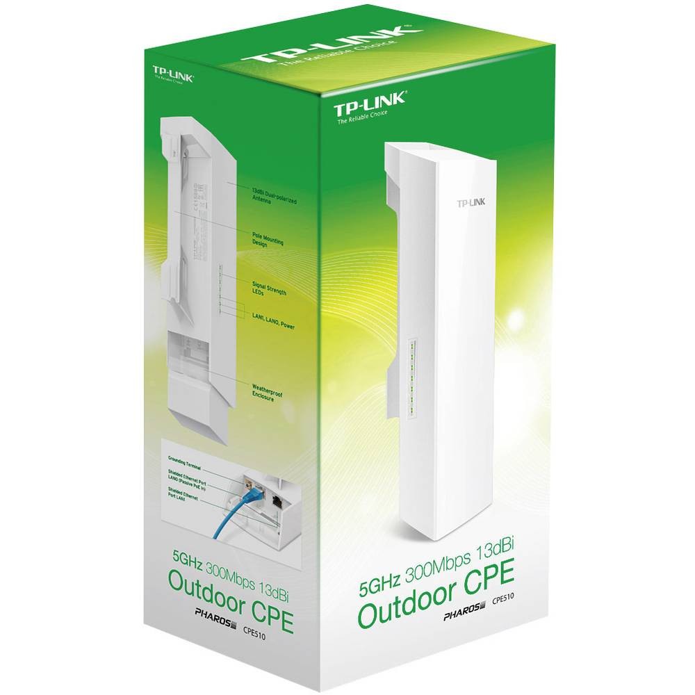 Point d'accès Wi-Fi Extérieur TP-LINK CPE510 Anti Interférence