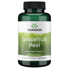 Swanson Full-Spectrum Grapefruit Peel 600 mg 120 Capsules