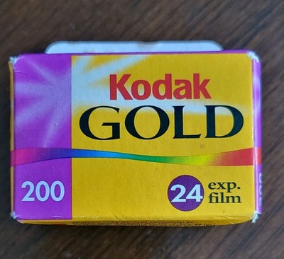 Kodak Gold 200 Speed 35mm Color Film Single Roll 24 Exp Unopened Expired (K)
