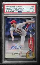 2020 Topps Chrome Update Target Daniel Ponce de Leon PSA 9 MINT Auto 0i76