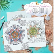Spiral Bound Mandalas Coloring Book - 50 Designs, Relaxation