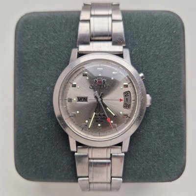 Vintage ORIENT Tristar 3 Sterne AAA Kristall KALENDER Japan Herren Automatik Uhr