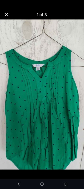 Croft & Barrow sz petite extra small sleeveless top