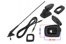 für Peugeot 206 Renault Dachantenne mit Antennenfuss inkl. Dichtung und Kabel