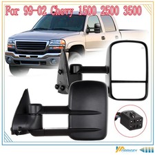 Power Heated Towing Mirrors For 99-02 Chevy Silverado Sierra 1500 2500 3500