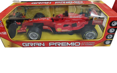 FERRARI GRAND PRIX 4 FUNCTION RADIO APEL PLASTIK RADIO CONTROL CAR TOY CAR
