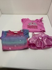 Build A Bear Clothing Lot 3 Tops Birthday Princess Sparkle Shirt