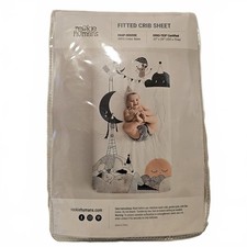 Rookie Humans Fitted Crib Sheet Baby Chic Cute Modern Whimsical Print Nursery