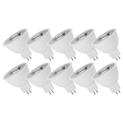 10 x Spectrum LED MR16 Reflektor 6W GU5,3 12V 450lm Lampe Neutralweiß 4000K 55°