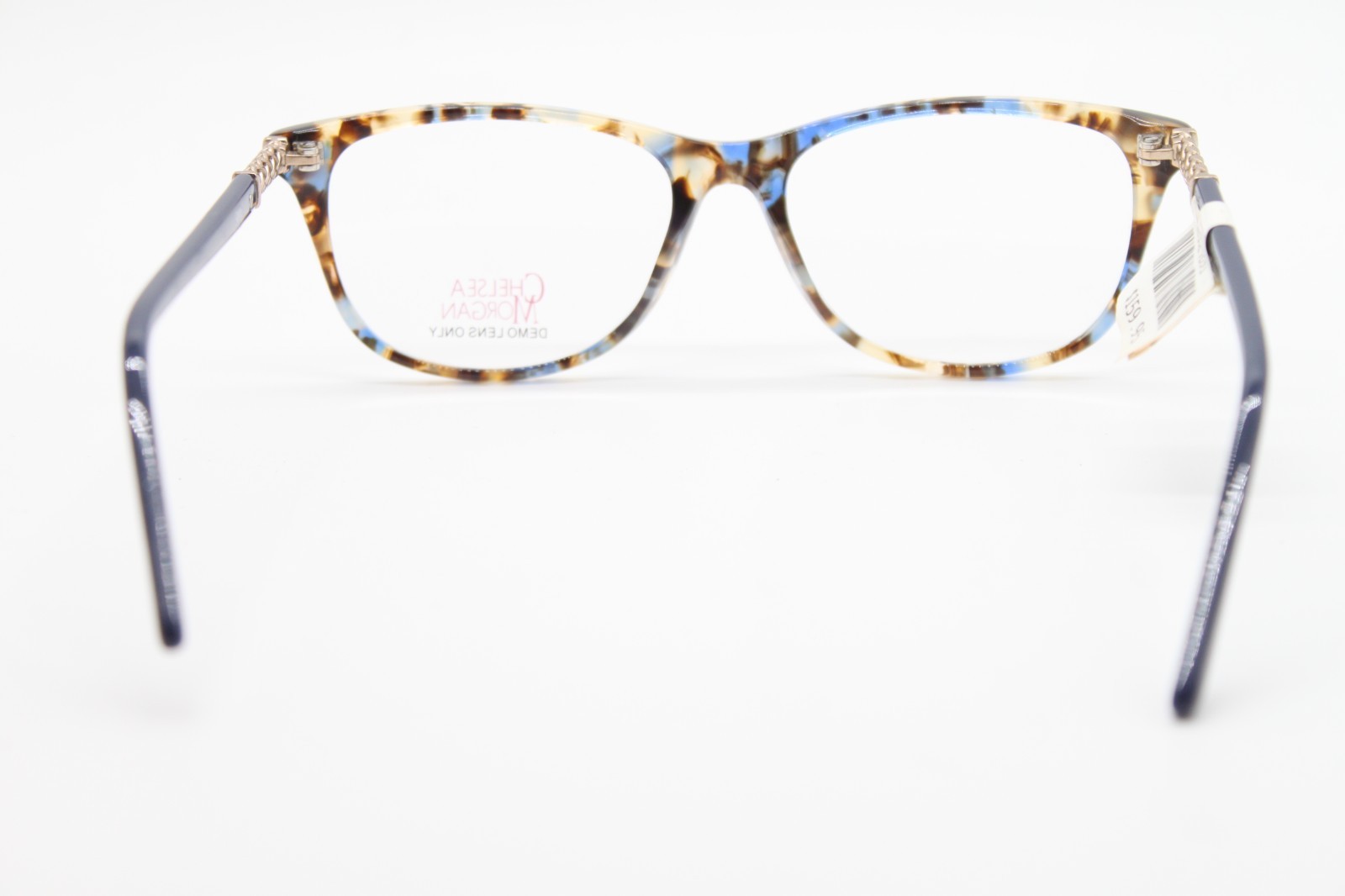 NEW CHELSEA MORGAN CM 7001 TO/BL TORTOISE BLUE AUTHENTIC EYEGLASSES 53-16