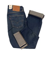 Levi 501 Original Fit Selvedge   Dark Wash   Button Fly Size 30X32