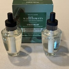 Bath Body Works Eucalyptus Spearmint Wallflowers Fragrance Refills White Barn